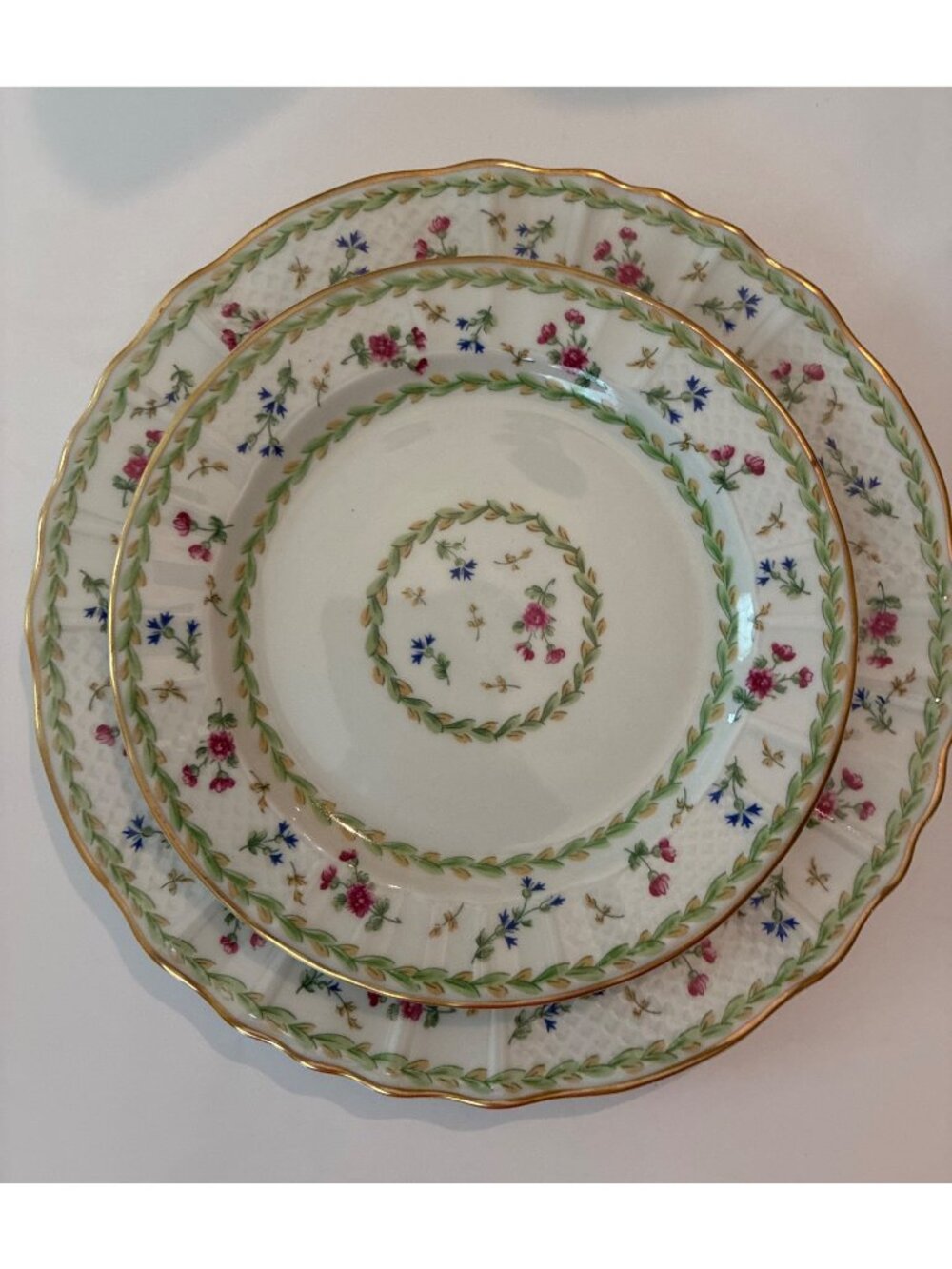 Bernardaud Artois Vert Plate set